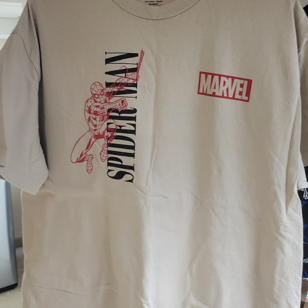 Marvel Beige Spider-Man Graphic T-Shirt